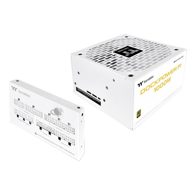 Nguồn máy tính PSU Thermaltake DockPower FI 1000W - WHITE (80 PLUS GOLD)