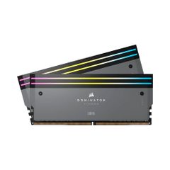 Bộ nhớ RAM PC Corsair DDR5 6000MT/s 64GB 2x32GB DIMM XMP 3.0 DOMINATOR TITANIUM Grey Heatspreader for AMD RGB LED 1.4V - GREY