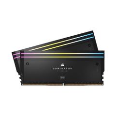Bộ nhớ RAM PC Corsair DDR5 6600MT/s 64GB 2x32GB DIMM XMP 3.0 DOMINATOR TITANIUM Black Heatspreader RGB LED 1.4V - BLACK