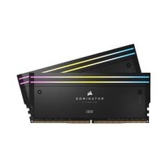 Bộ nhớ RAM PC Corsair DDR5 6600MT/s 32GB 2x16GB DIMM XMP 3.0 DOMINATOR TITANIUM Black Heatspreader RGB LED 1.4V - BLACK