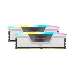 Bộ nhớ RAM PC Corsair DDR5 5200MHz 64GB 2x32GB DIMM VENGEANCE RGB White Heatspreader RGB LED 1.25V - WHITE