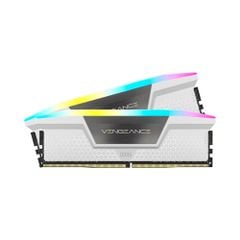 Bộ nhớ RAM PC Corsair DDR5 6000MHz 32GB 2x16GB DIMM VENGEANCE RGB White Heatspreader RGB LED - WHITE