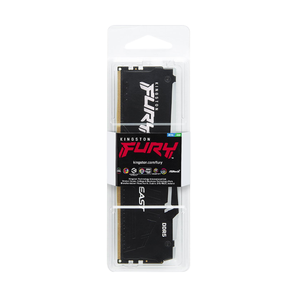 Bộ nhớ Ram PC RAM Kingston FURY Beast 32GB (1x32GB) DDR5 6000Mhz | KF560C36BBE2-32 (AMD EXPO+INTEL XMP)