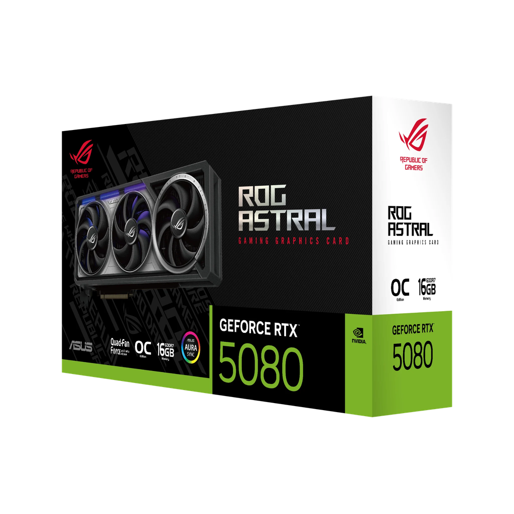 Card màn hình Asus ROG ASTRAL RTX 5080 16GB GDDR7 OC EDITION