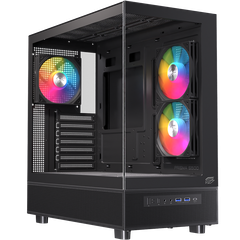 Vỏ Case Máy Tính EINAREX S500 RGB - BLACK