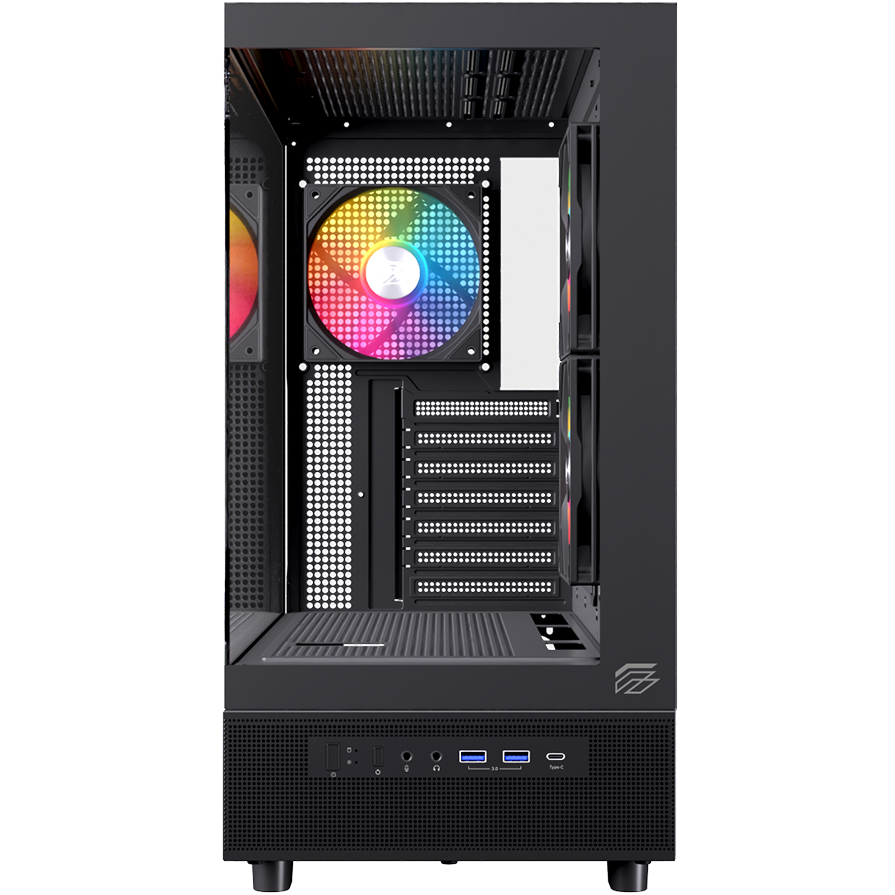Vỏ Case Máy Tính EINAREX S500 RGB - BLACK