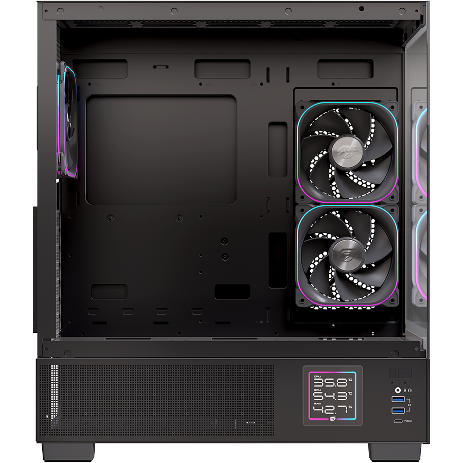 Vỏ Case EINAREX PRISMA S501D RGB - BLACK