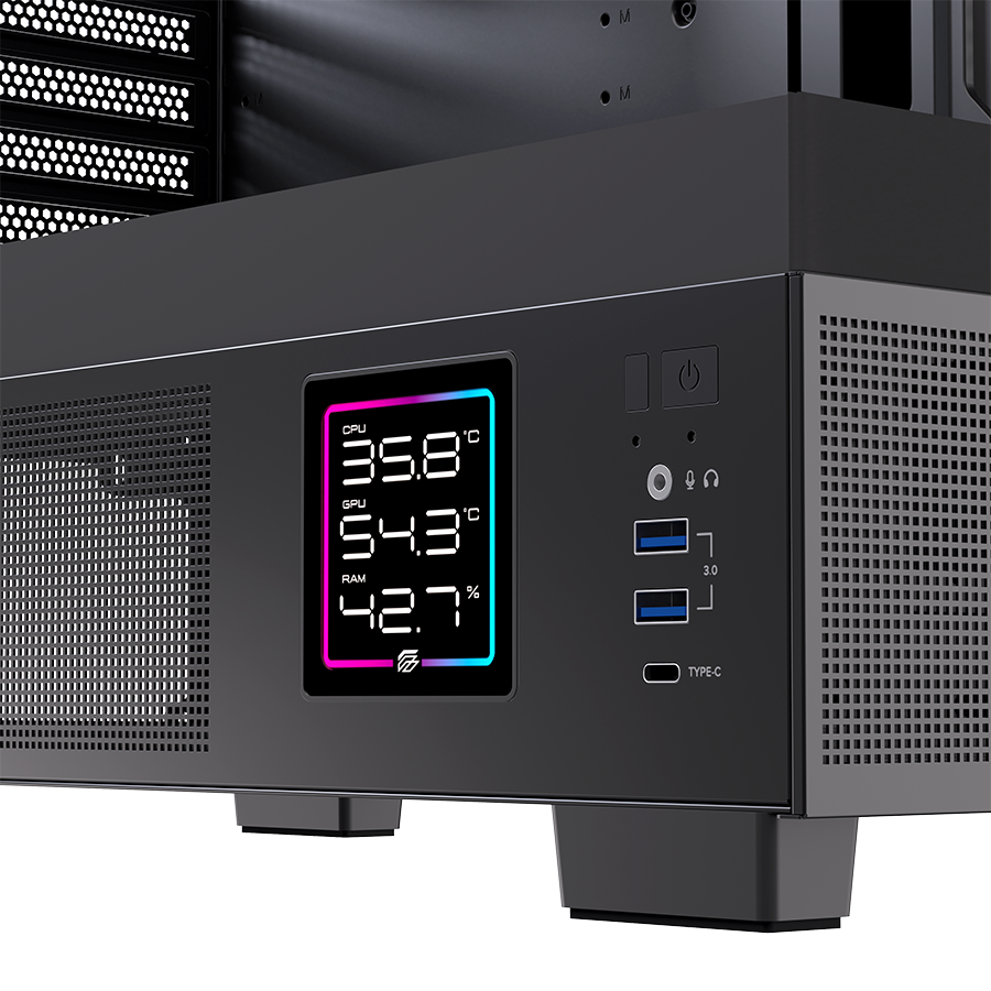 Vỏ Case EINAREX PRISMA S501D RGB - BLACK