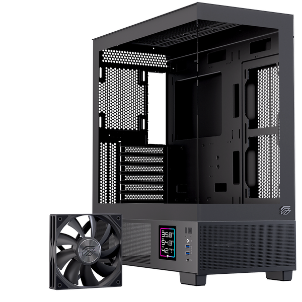 Vỏ Case EINAREX Prisma S501D Core - BLACK