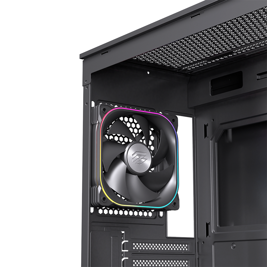 Vỏ Case Máy Tính EINAREX S700 RGB - BLACK