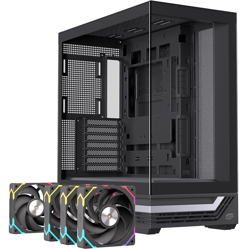 Vỏ Case Máy Tính EINAREX S800 RGB - BLACK