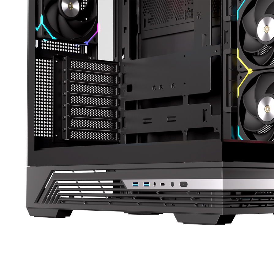 Vỏ Case Máy Tính EINAREX S800 RGB - BLACK