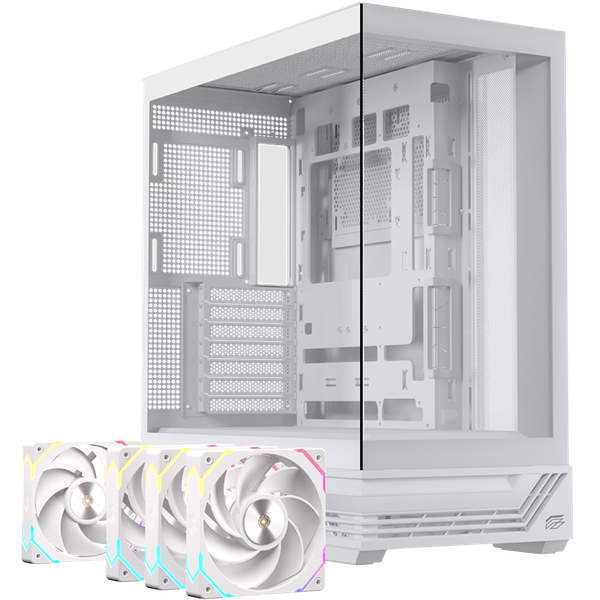 Vỏ Case Máy Tính EINAREX S800 RGB - WHITE