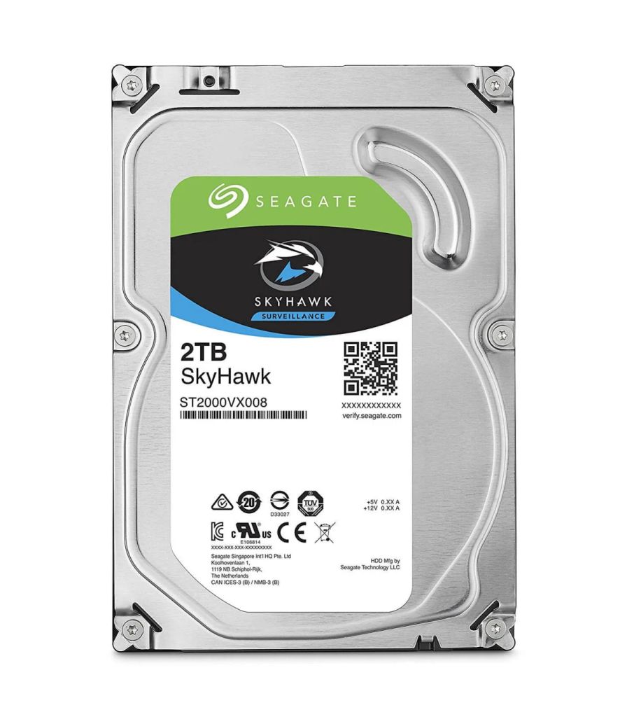 Ổ cứng HDD Seagate Skyhawk 2TB ST2000VX008 (3.5Inch/ 5900rpm/ Cache 64MB/ SATA3)