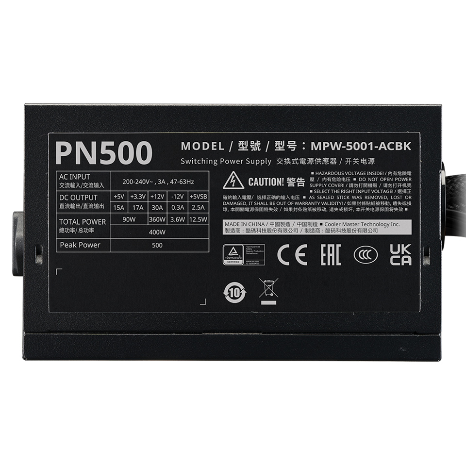 Nguồn Cooler Master Elite NEX PN500 230V