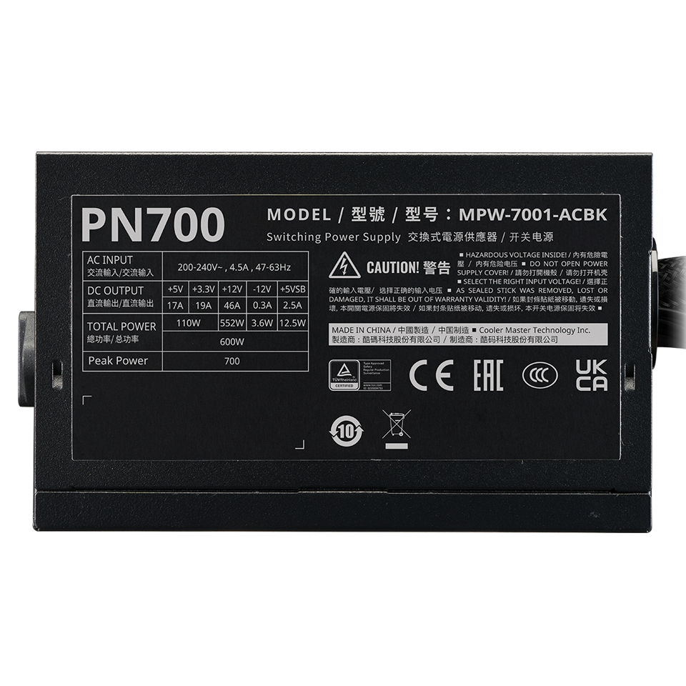 Nguồn Cooler Master Elite NEX PN700 230V