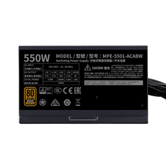 Nguồn Cooler Master MWE 550 V2 230V 80+ BRONZE