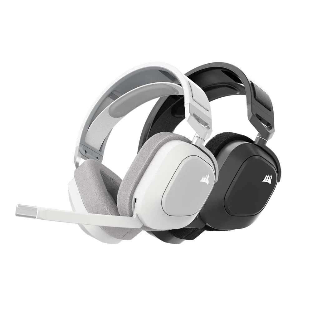 Tai nghe Không Dây Corsair HS80 MAX RGB - Steel Gray