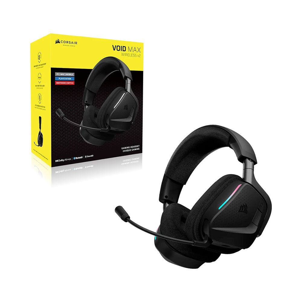 Tai nghe Không Dây Corsair VOID MAX Carbon - BLACK
