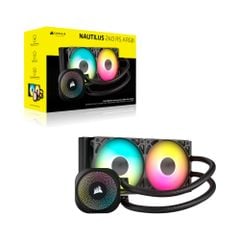 Tản nhiệt nước AIO Corsair NAUTILUS 240 RS ARGB - BLACK
