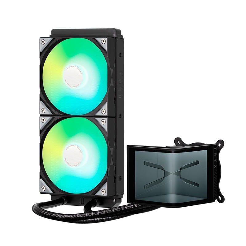 Tản nhiệt nước AIO TRYX PANORAMA SE 240 ARGB - BLACK