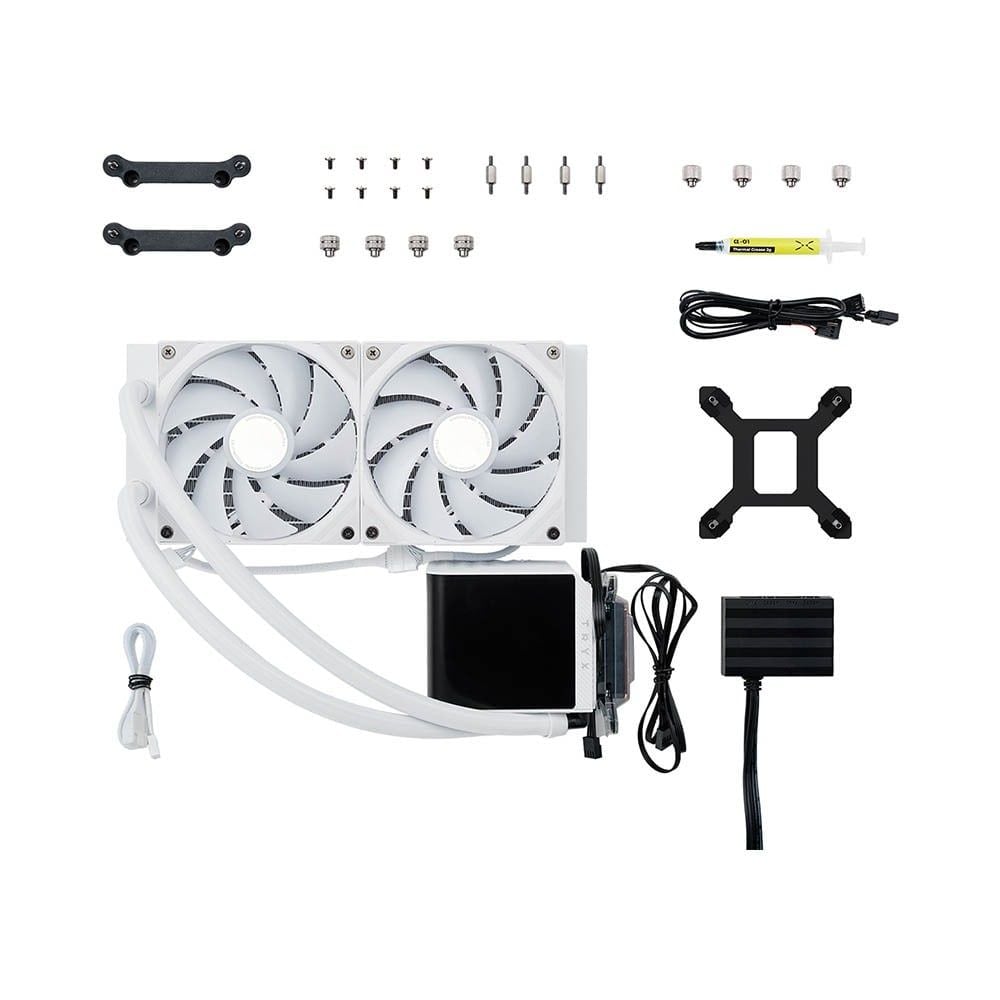 Tản nhiệt nước AIO TRYX PANORAMA 240 ARGB - WHITE