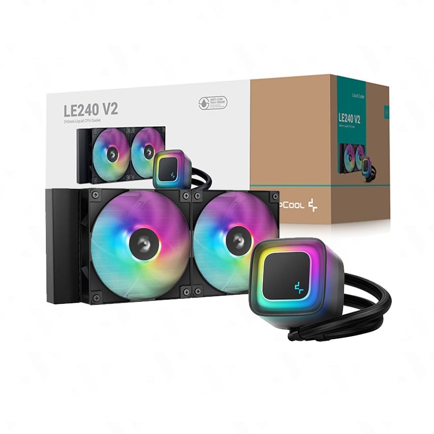 Tản nhiệt nước AIO Deepcool LE240 V2 A-RGB - BLACK (R-LE240-BKAMMC-G-2)