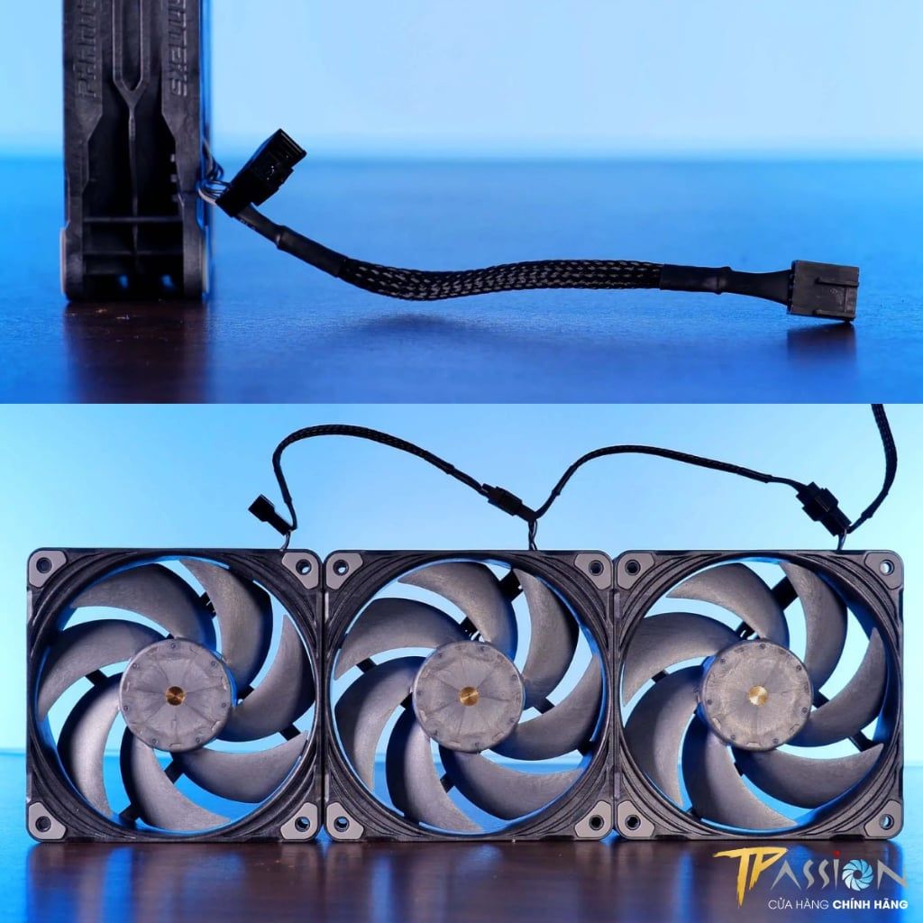 Bộ 3 Quạt tản nhiệt PHANTEKS T30 - 120 PWM | Tripple Pack - Premium Fan (PH-F120T30_BG_3P)