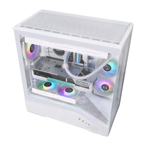 Vỏ Case Máy Tính Lian Li V100 - WHITE (4 ARGB Fan)