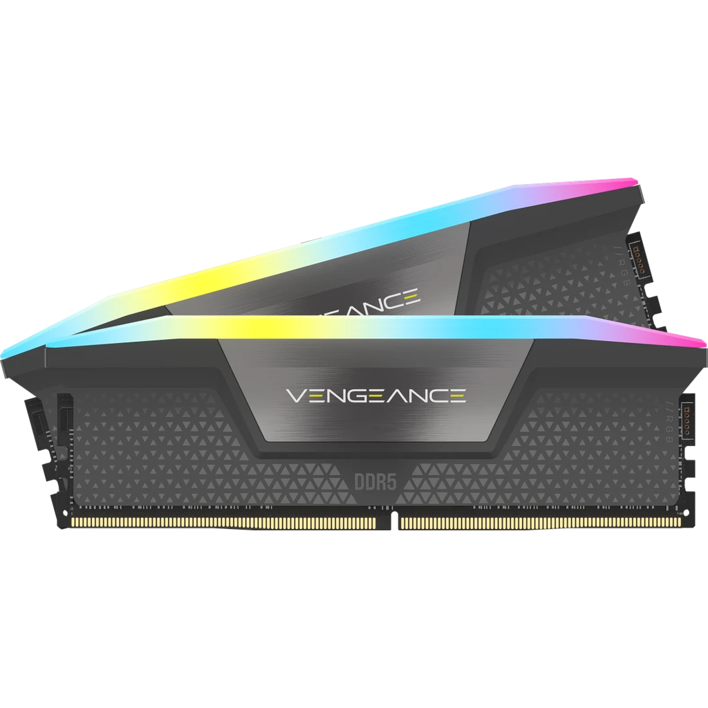 Bộ nhớ RAM PC Corsair DDR5 6000MHz 16GB 1x16GB DIMM VENGEANCE RGB Grey Heatspreader RGB LED Intel XMP & AMD EXPO