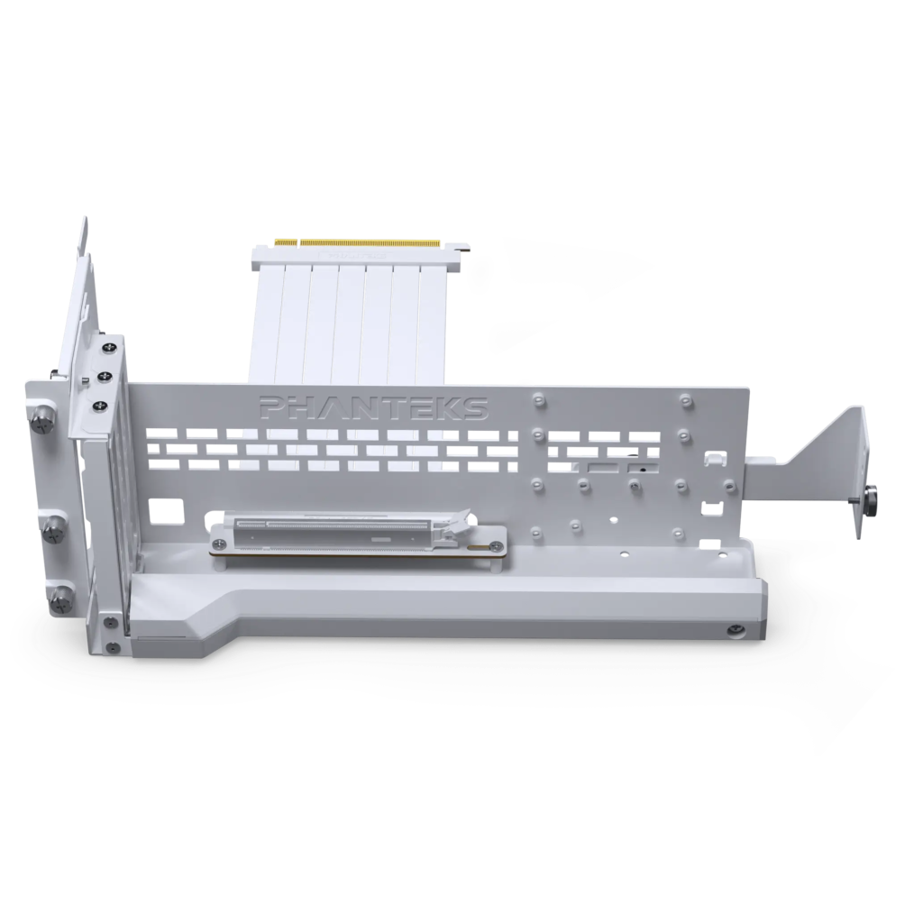 Bộ dựng VGA Phanteks Premium Gen5 Vertical GPU Bracket kèm Riser PCIe 5.0 LED ARGB - WHITE