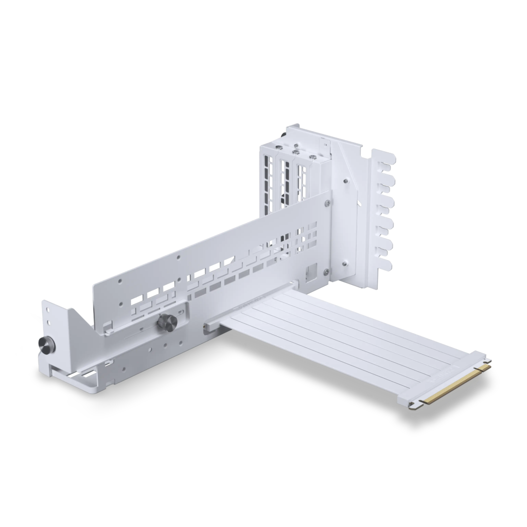 Bộ dựng VGA Phanteks Premium Gen5 Vertical GPU Bracket kèm Riser PCIe 5.0 LED ARGB - WHITE