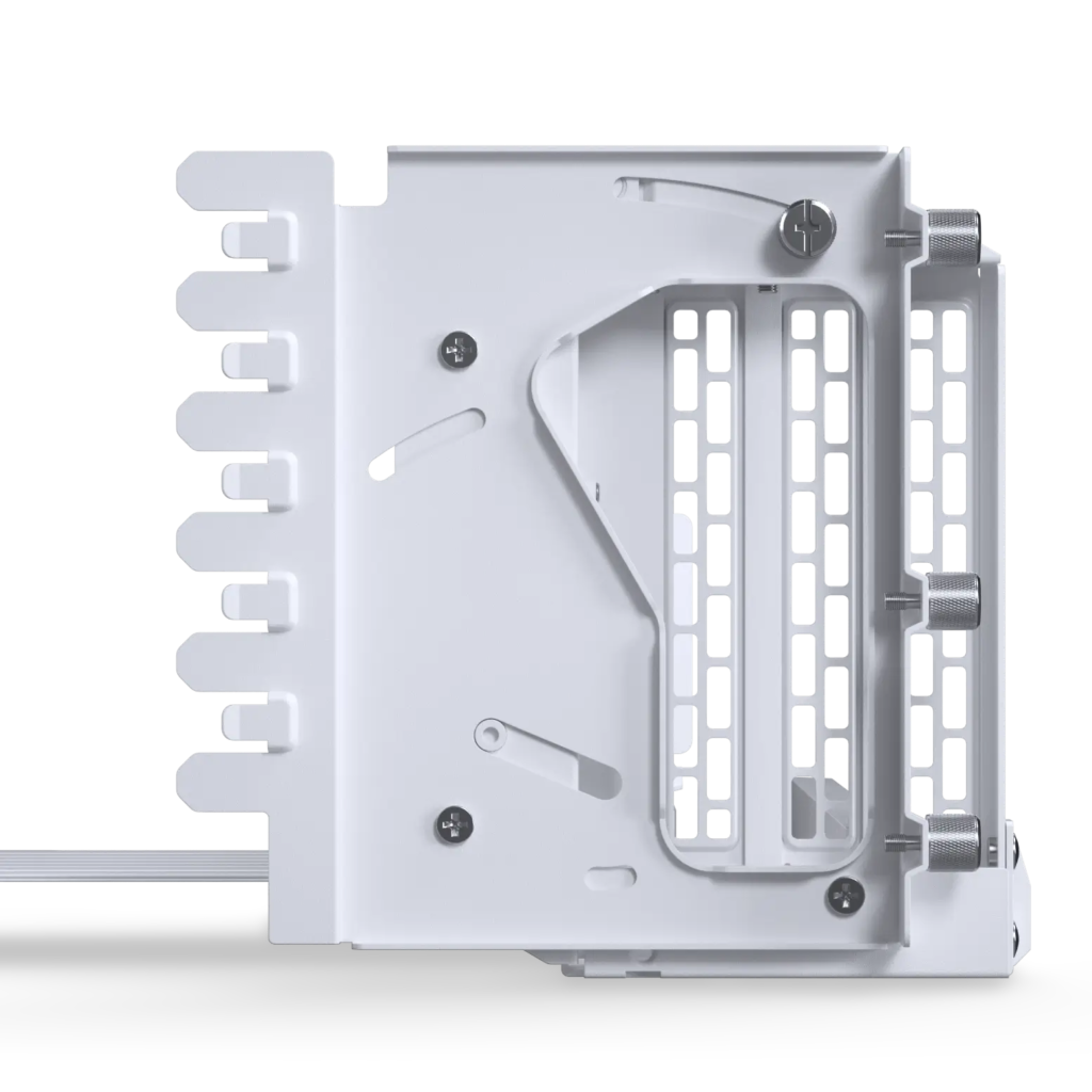 Bộ dựng VGA Phanteks Premium Gen5 Vertical GPU Bracket kèm Riser PCIe 5.0 LED ARGB - WHITE