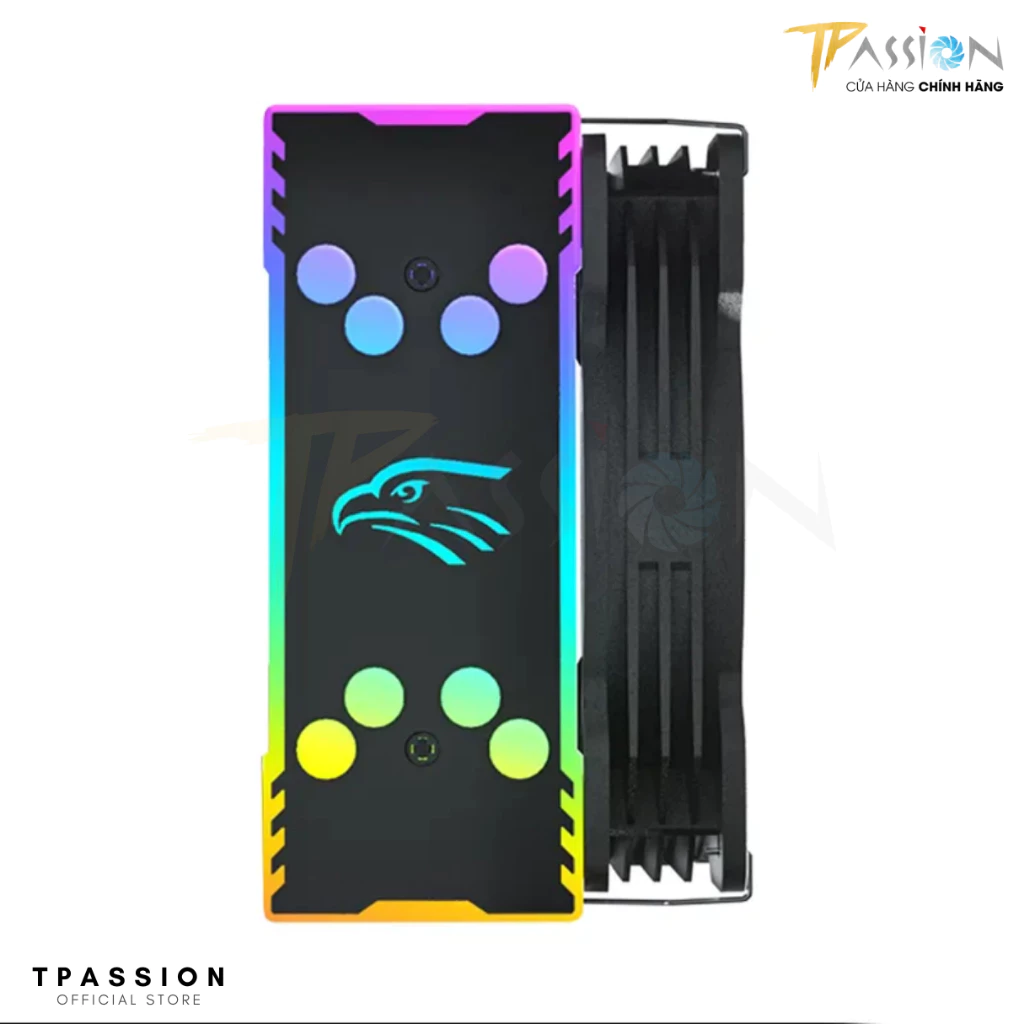 Tản nhiệt khí CPU SNOWMAN MT4 LED RGB - BLACK