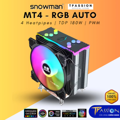 Tản nhiệt khí CPU SNOWMAN MT4 LED RGB - BLACK