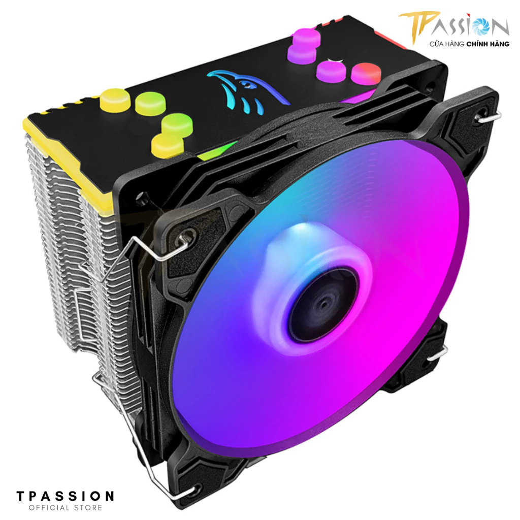 Tản nhiệt khí CPU SNOWMAN MT4 LED RGB - BLACK