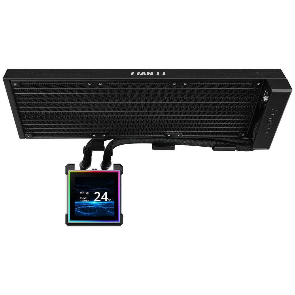 Tản Nhiệt Nước AIO Lian Li HYDROSHIFT II LCD-S 360 - BLACK (Non-Fan)