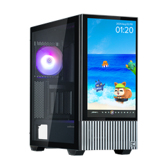 VỎ CASE ZALMAN Z10 DS ATX LCD 15.6 inch ARGB - BLACK