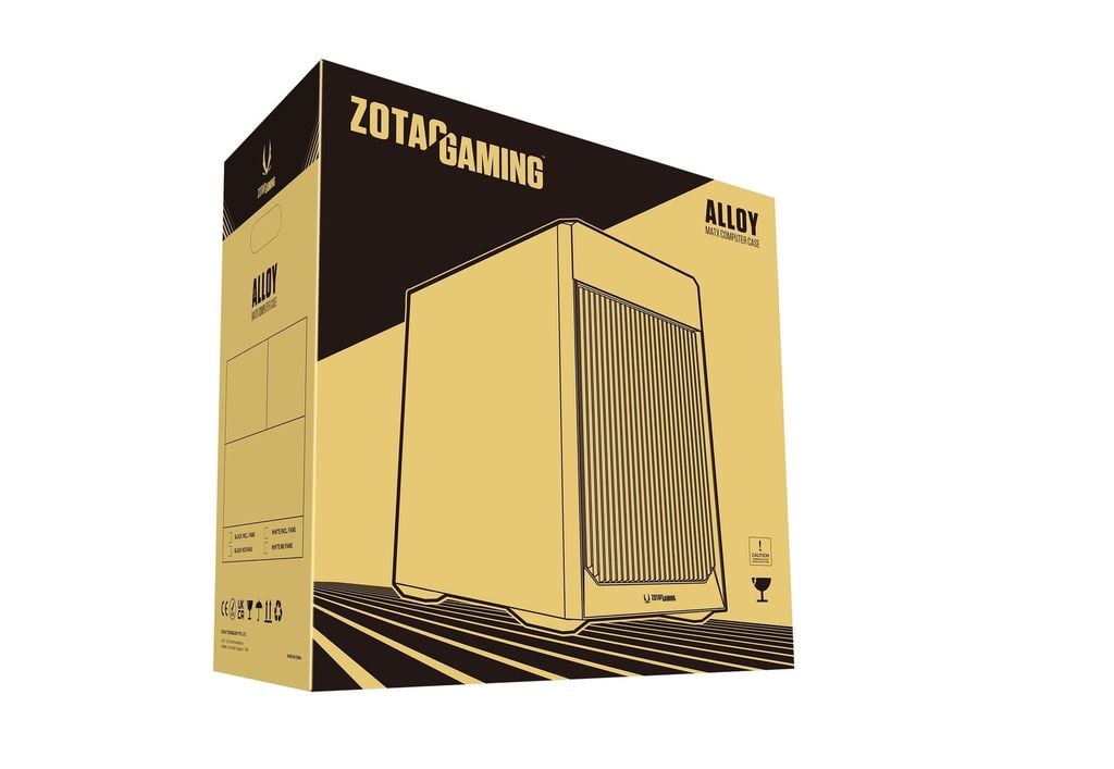 Vỏ case ZOTAC GAMING ALLOY mATX No Fan - WHITE