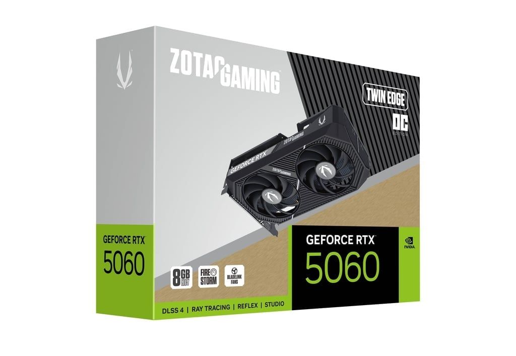 Card đồ họa ZOTAC GAMING GeForce RTX 5060 Twin Edge OC 8GB