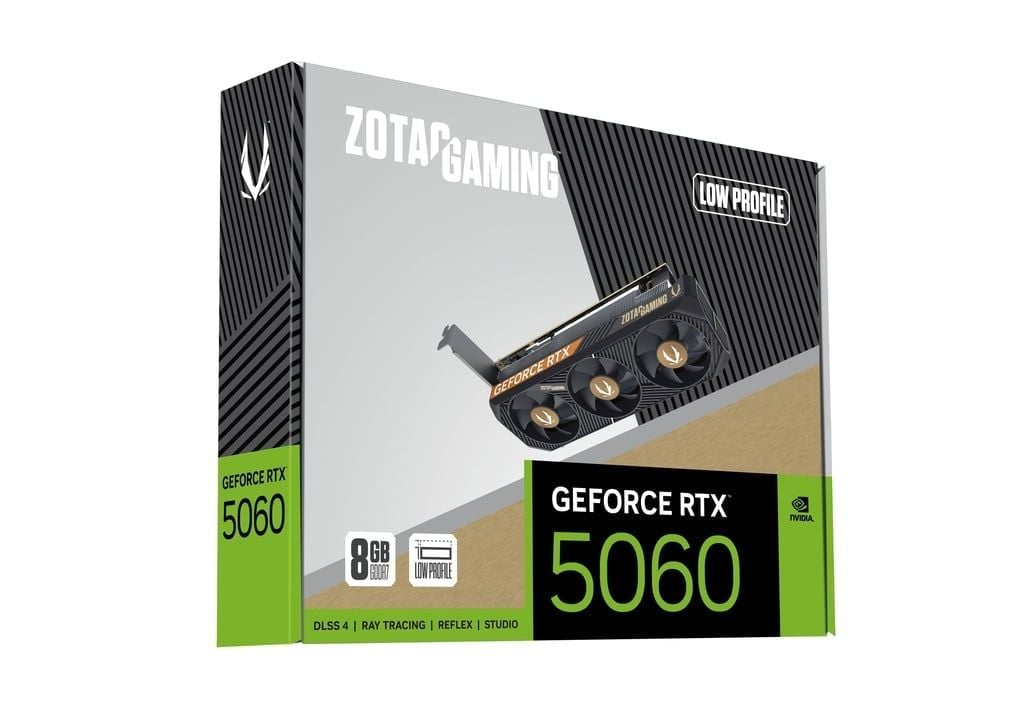Card đồ họa ZOTAC GAMING GeForce RTX 5060 Low Profile 8GB