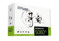 Card đồ họa ZOTAC GAMING GEFORCE RTX 5060 Ti 8GB MOON OC - WHITE