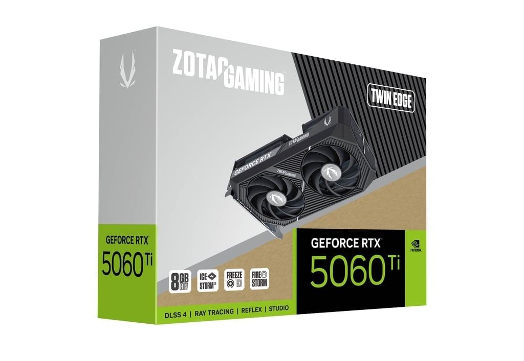 Card đồ họa ZOTAC GAMING GeForce RTX 5060 Ti 8GB Twin Edge