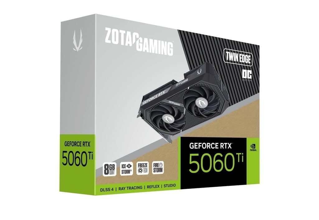 Card đồ họa ZOTAC GAMING GeForce RTX 5060 Ti 8GB Twin Edge OC