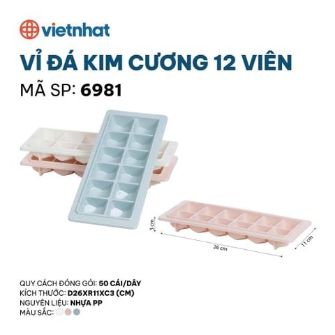  Vỉ đá kim cương 12 viên 6981 