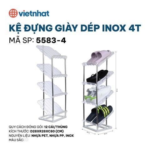  Kệ đựng giày dép inox 4T 5583-4 