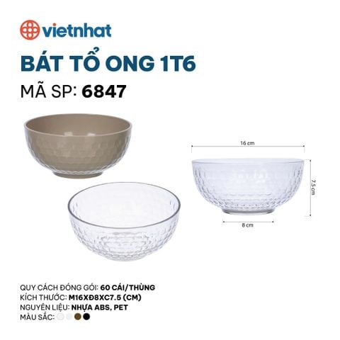  Bát tròn Thái 1T8-6872 