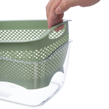  Bộ chậu rổ chữ nhật trung Hokori 2382 