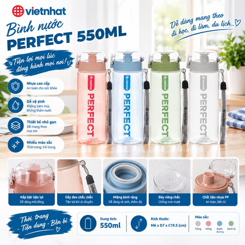  Bình nước Perfect 550ml 0112 