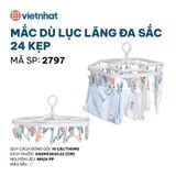  Mắc dù lục lăng đa sắc 24 kẹp 2797 